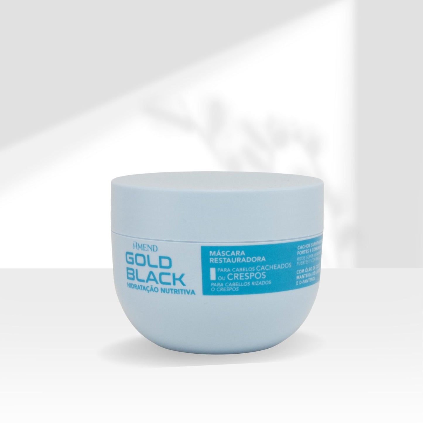 Máscara Hidratação Amend Gold Black Nutritiva Cachos 250 g