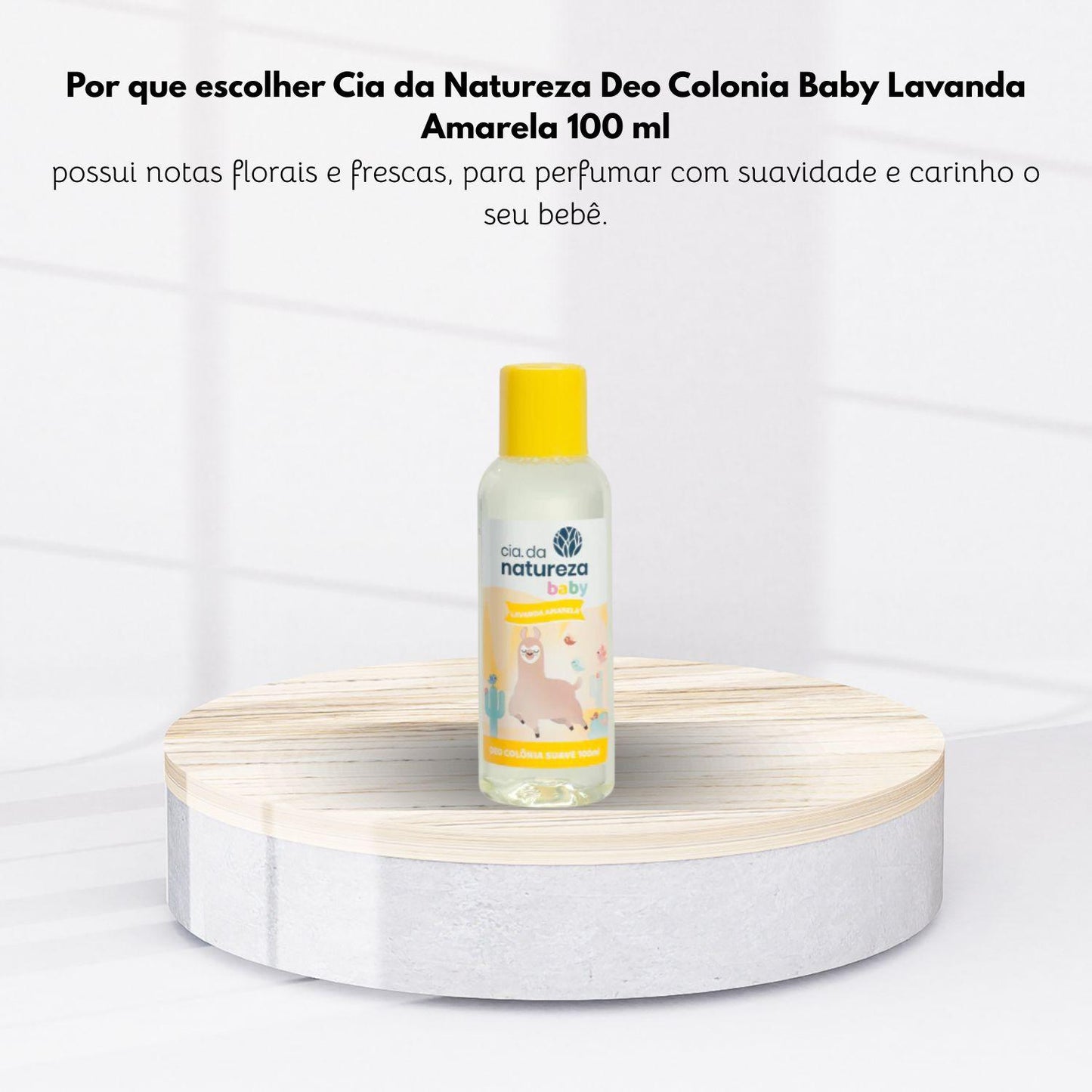 Cia da Natureza Deo Colonia Baby Lavanda Amarela 100 ml