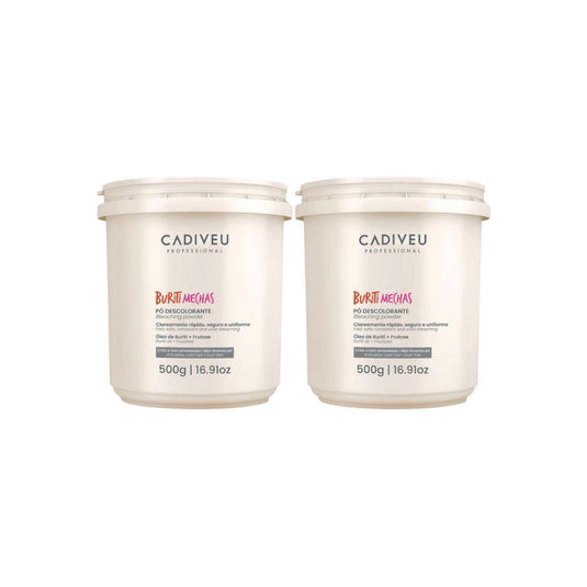 Kit Cadiveu Buriti Mechas 2 Pó Descolorante 500g