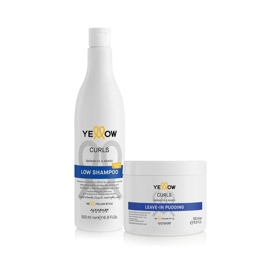 Kit Yellow Curls Shampoo + Leave in Pudding 500 ml